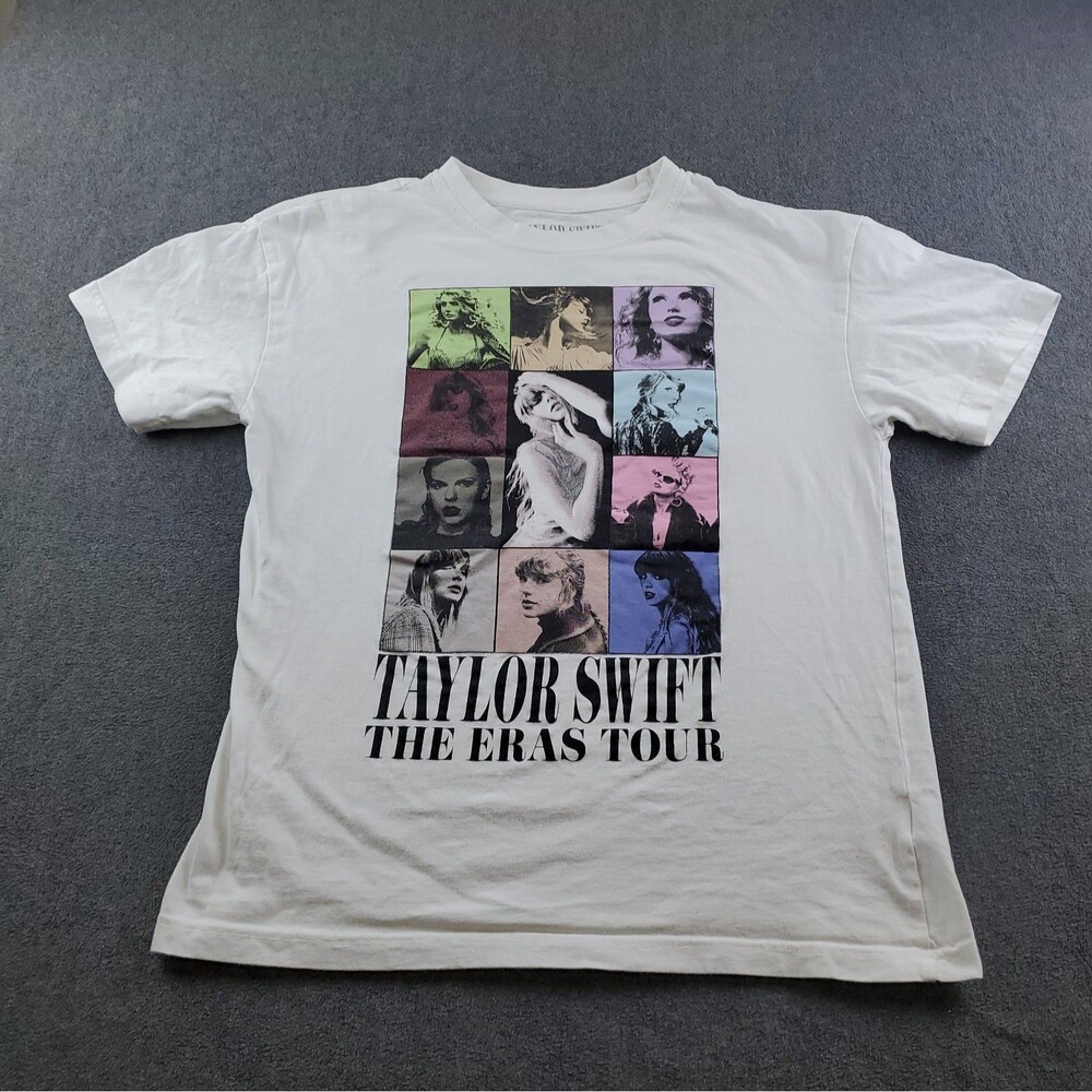 Taylor Swift The Eras Tour 2023-2024 Official Shirt Size Adult Small White
